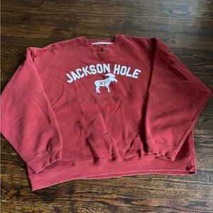 vintage jackson hole crewneck